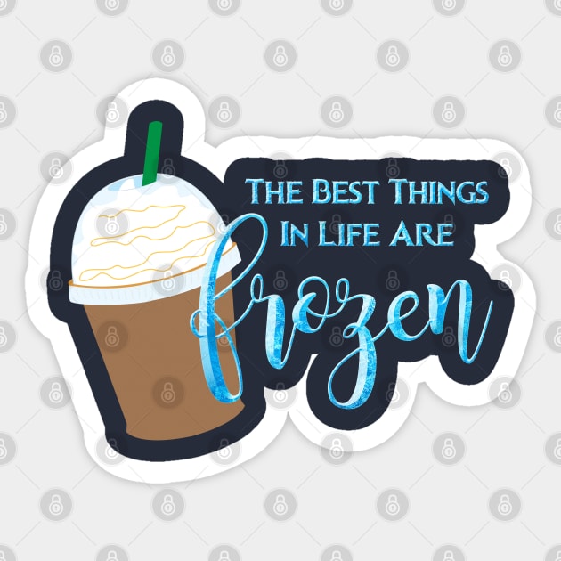 Best Things Are Frozen Sticker by fashionsforfans